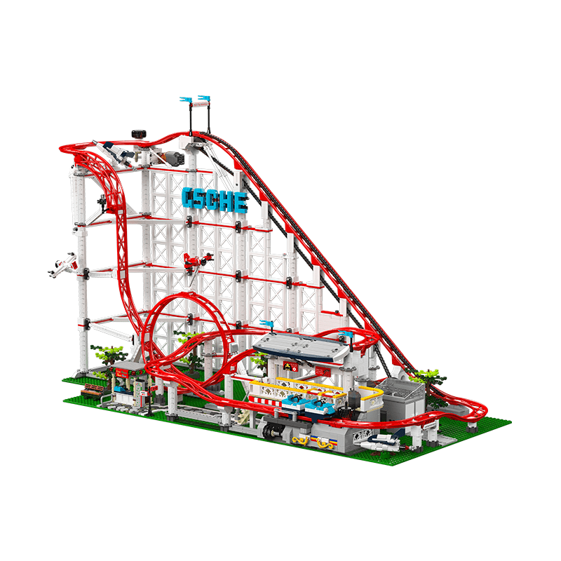 Motorized Looping Roller Coaster | 3646pcs - Power Brickz