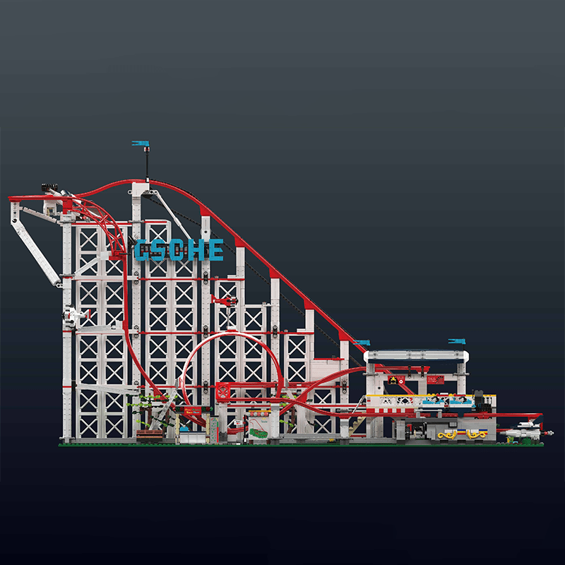 Motorized Looping Roller Coaster | 3646pcs - Power Brickz