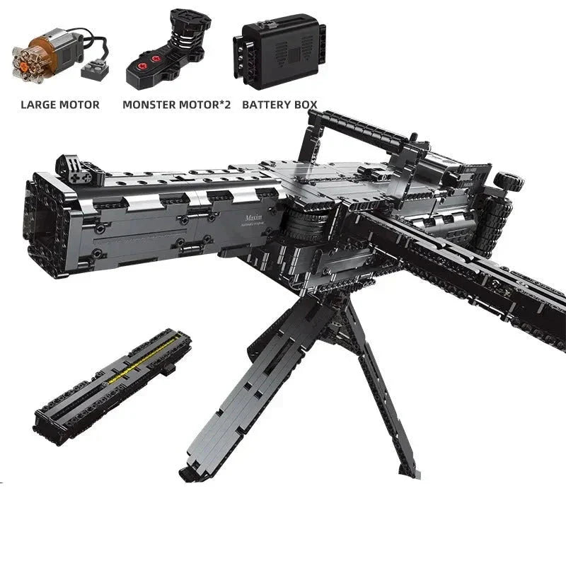 Motorized Maxim Burst Gun - Building Set | Power Brickz