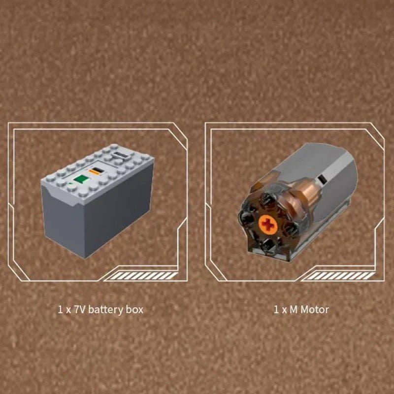 Motorized Oil Well Rig | 840pcs - Power Brickz