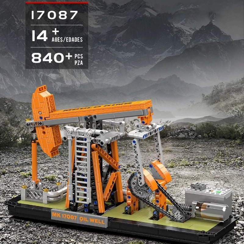 Motorized Oil Well Rig | 840pcs - Power Brickz