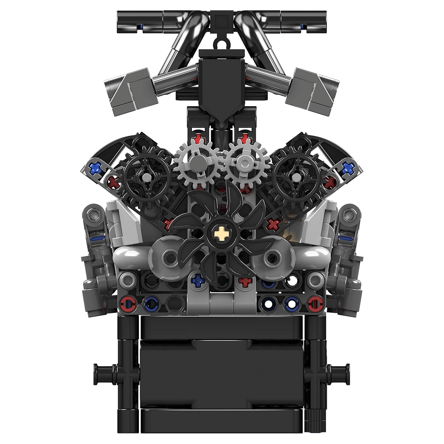 Motorized V12 Show Engine | 732pcs - Power Brickz