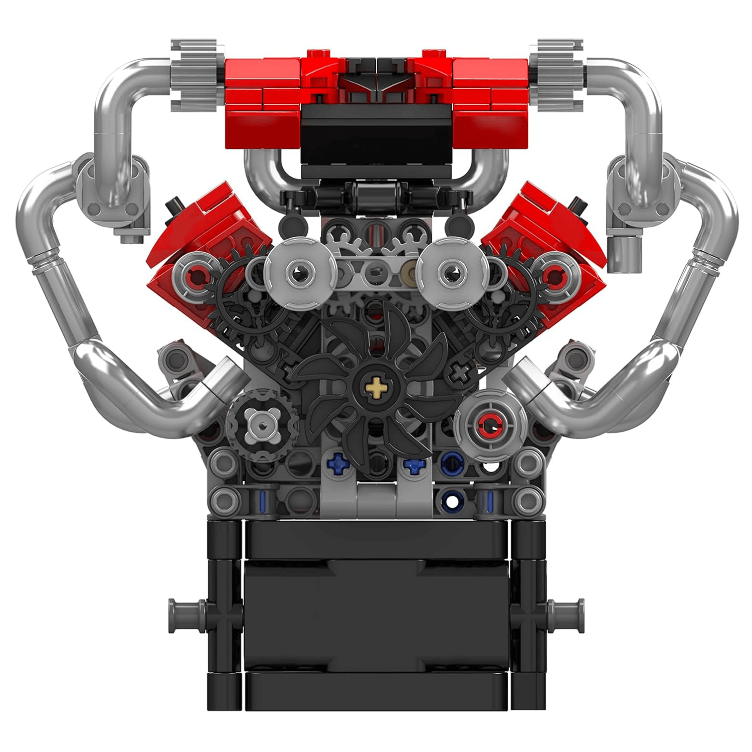 Motorized V8 Supercar Engine | 749pcs - Power Brickz