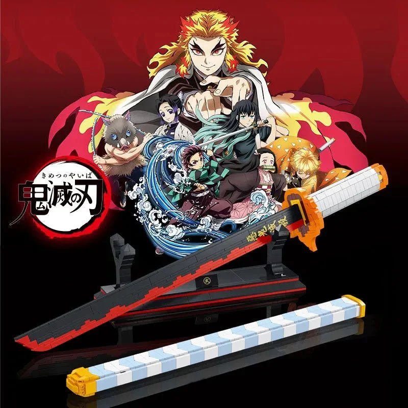 Movie Demon Slayer Nichirin Sword Bricks Toy | 790pcs - Power Brickz