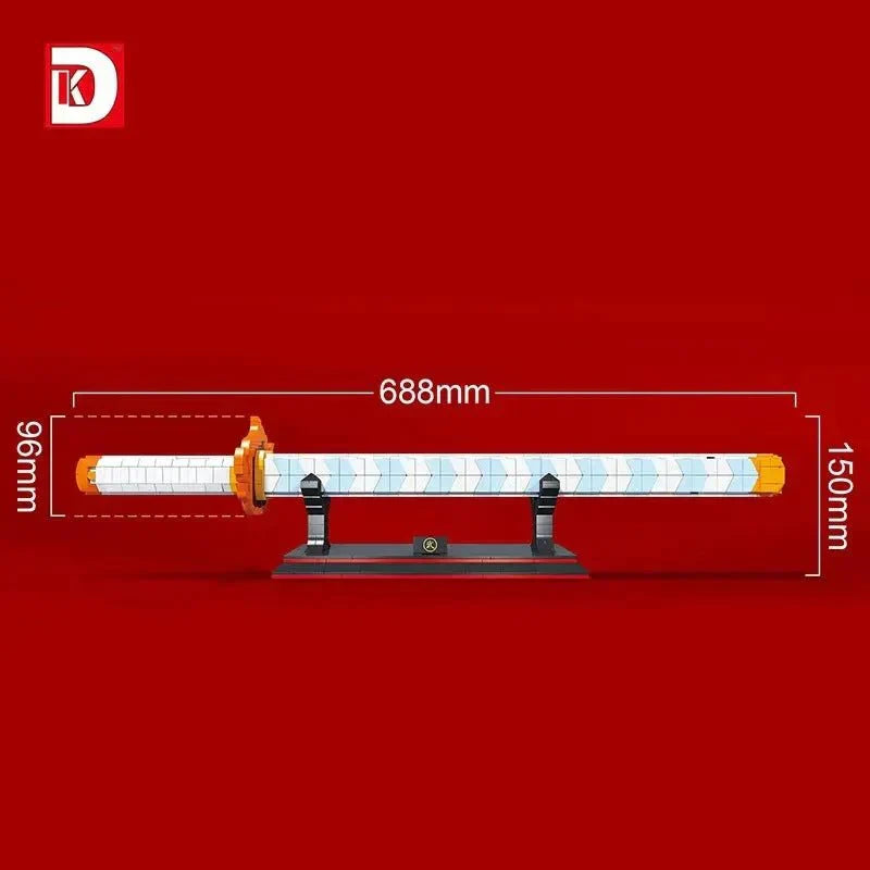 Movie Demon Slayer Nichirin Sword Bricks Toy - Building Set | Power Brickz