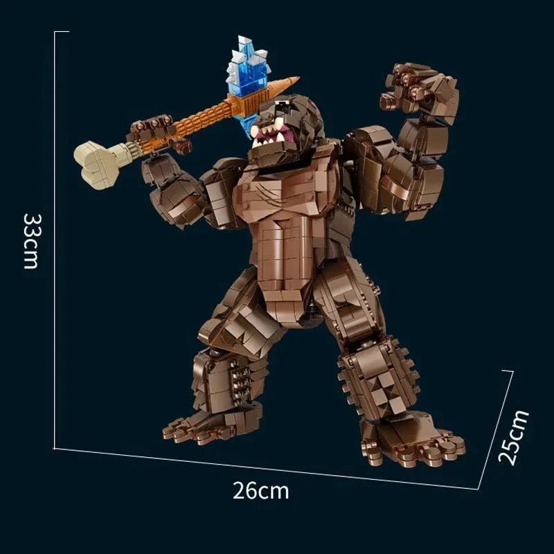 Movie Expert King Kong Bricks Toy | 1803pcs - Power Brickz