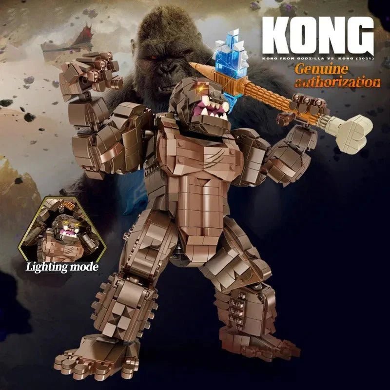 Movie Expert King Kong Bricks Toy | 1803pcs - Power Brickz