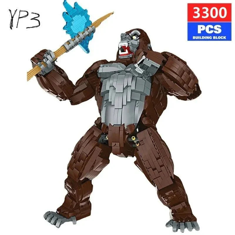 Movie Expert KING KONG Bricks Toy - Building Set | Power Brickz
