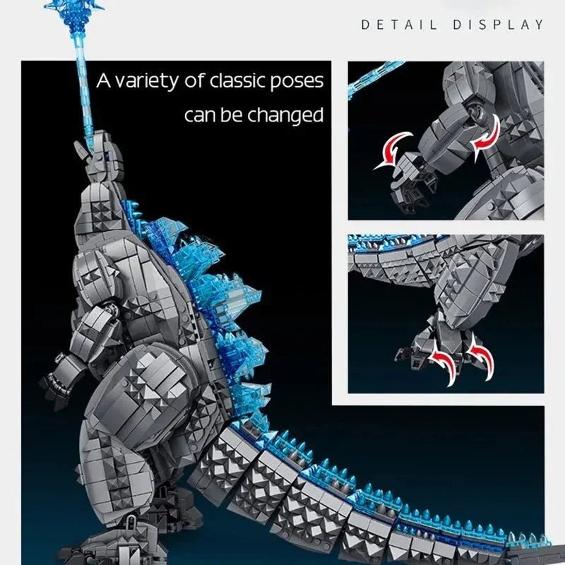 Movie Expert Monster Godzilla Bricks Toy | 2056pcs - Power Brickz