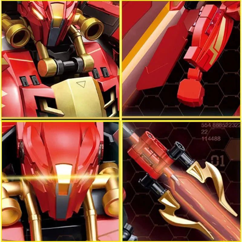 Movie Halberd Athena Transforming Mecha Robot Bricks Toy | 511pcs - Power Brickz