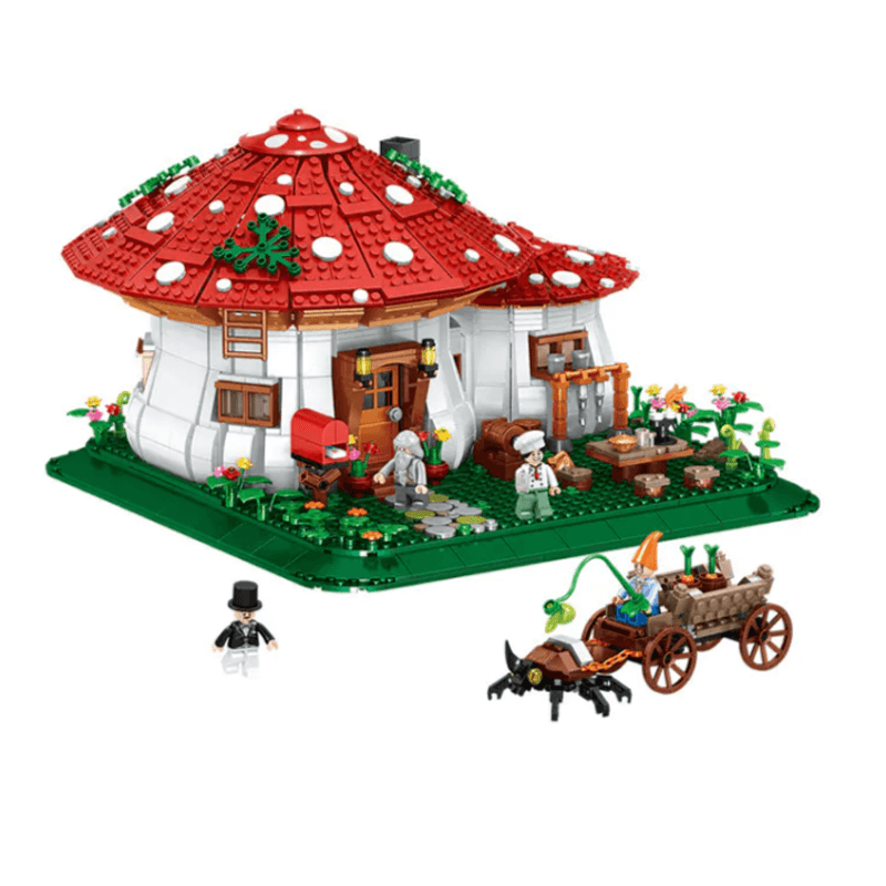 Mushroom House - Building Set | Power Brickz
