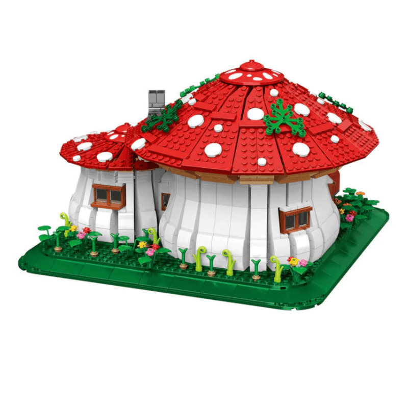 Mushroom House - Building Set | Power Brickz