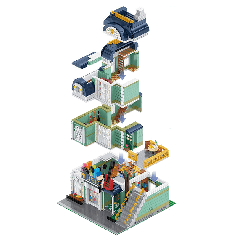 Music Store - Building Set | Power Brickz