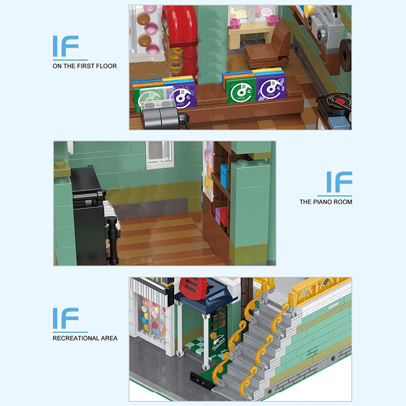 Music Store - Building Set | Power Brickz