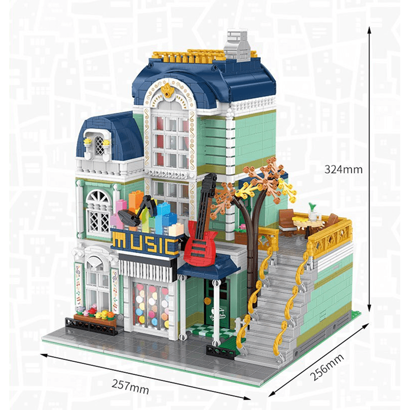 Music Store - Building Set | Power Brickz