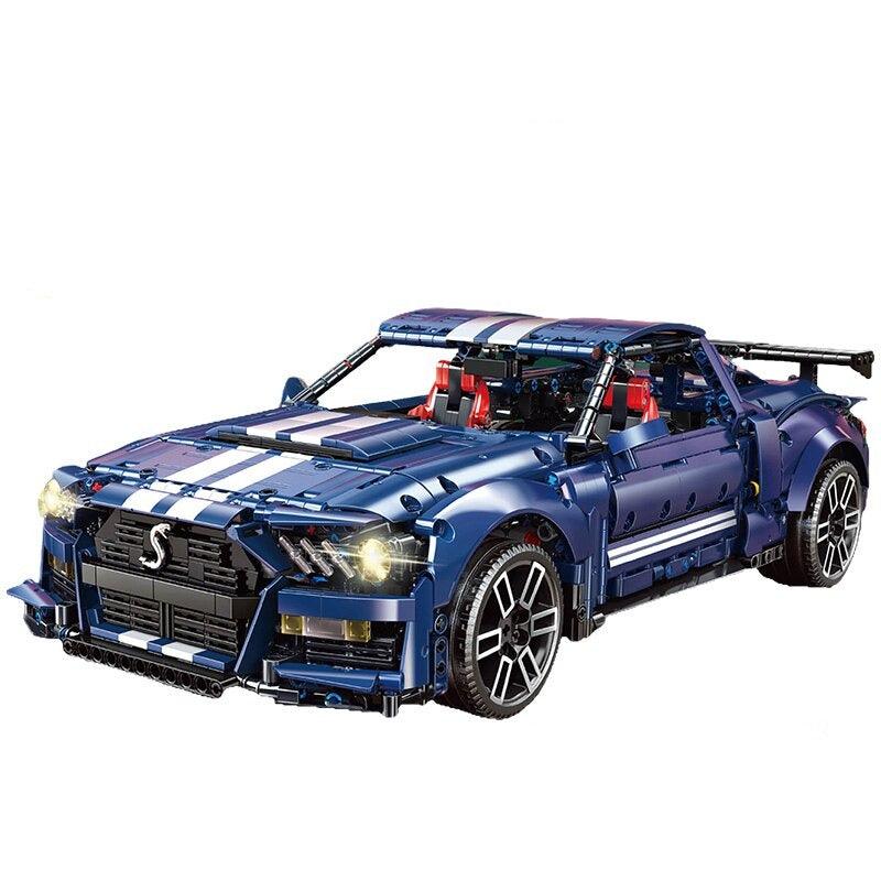 Supercharged Muscle Fastback | Building Blocks Set – Power Brickz