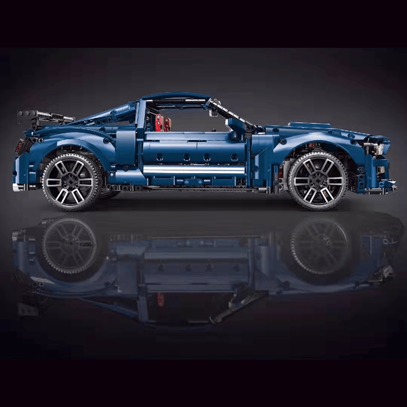 Supercharged Muscle Fastback - Building Set | Power Brickz
