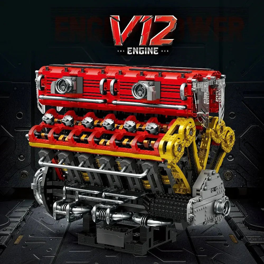 Naturally Aspired V12 Engine | 4719pcs - Power Brickz