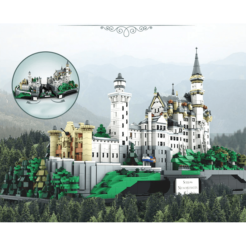 Neuschwanstein Castle - Building Set | Power Brickz
