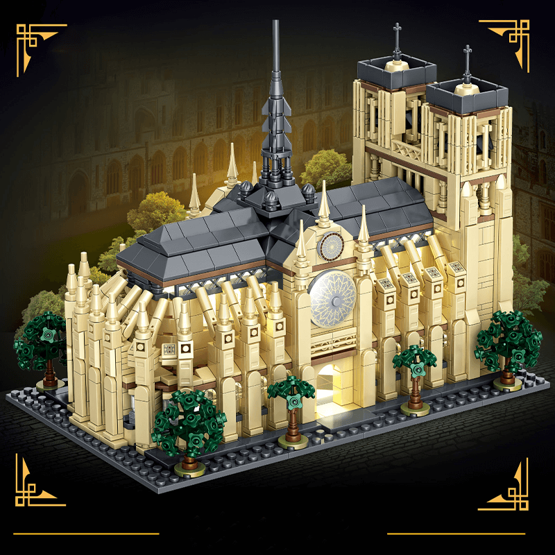 Notre Dame Cathedral - Building Set | Power Brickz