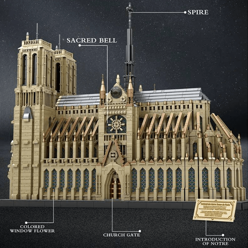 Notre Dame Cathedral - Building Set | Power Brickz