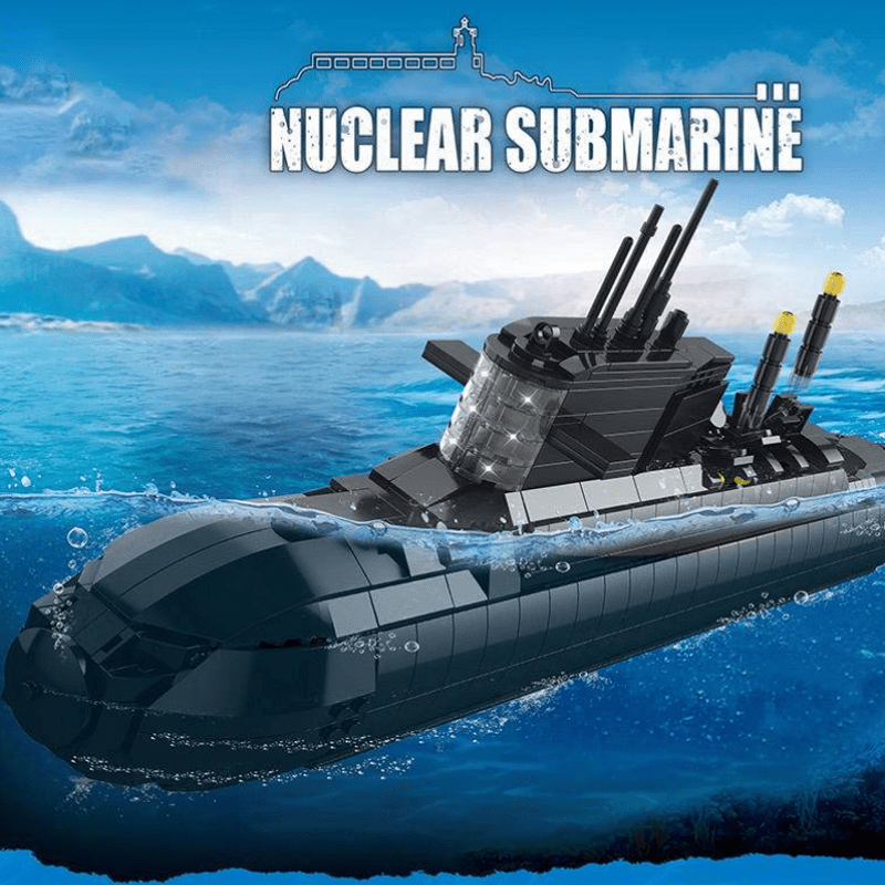Nuclear Submarine - Building Set | Power Brickz