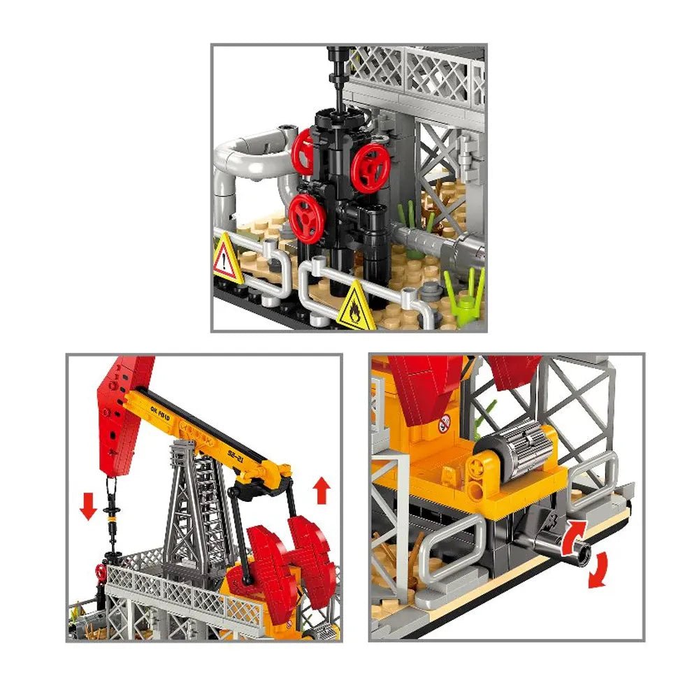 Offshore Oil Platform | 666pcs - Power Brickz