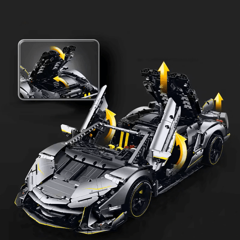 Lambo One-Offs Hypercar - Building Blocks Set | Power Brickz