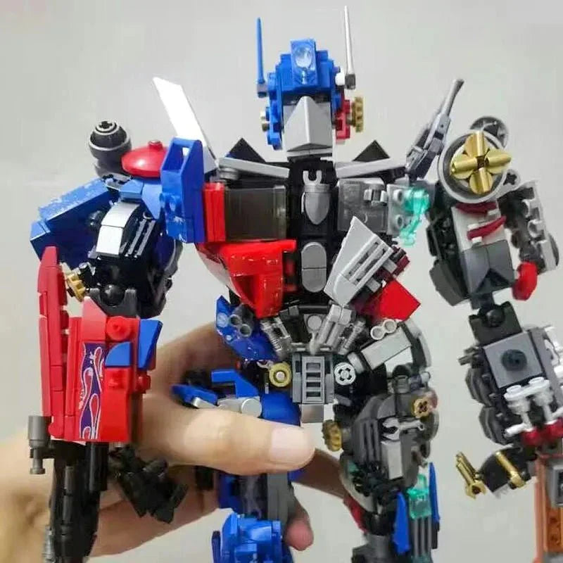 Optimus Prime Mecha Justice Robot Bricks Toy - Building Set | Power Brickz
