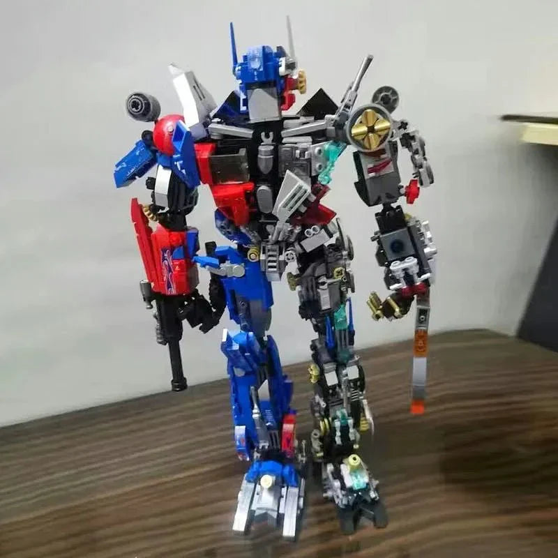 Optimus Prime Mecha Justice Robot Bricks Toy - Building Set | Power Brickz