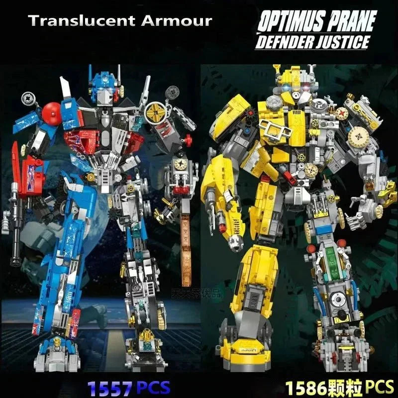 Optimus Prime Mecha Justice Robot Bricks Toy - Building Set | Power Brickz