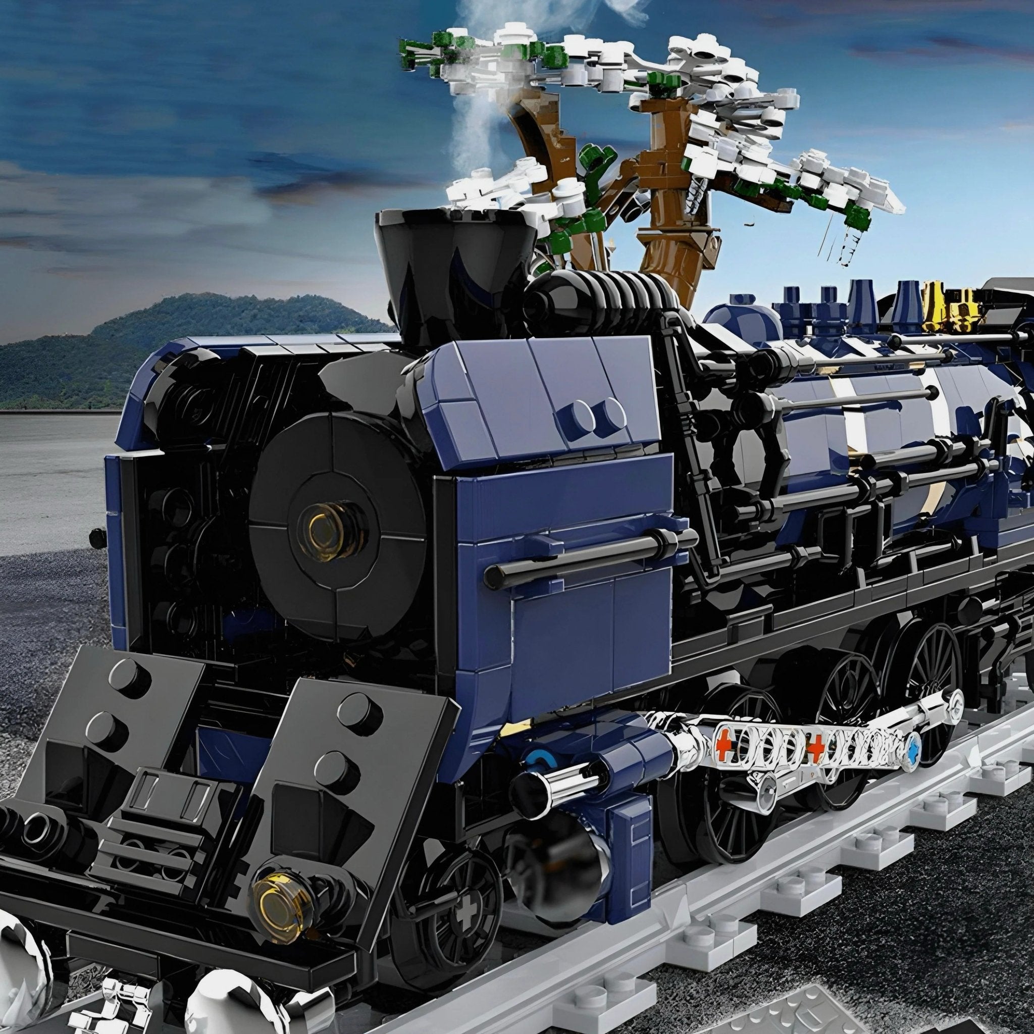 Oriental Steam Train | 1052pcs - Power Brickz