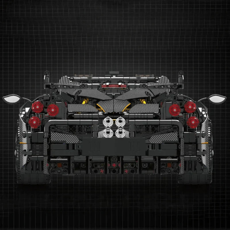 Carbon-Fiber Italian Hypercar - Building Blocks Set | Power Brickz