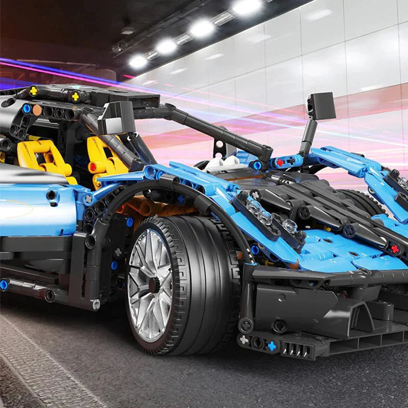 Carbon-Fiber VHypercar - Building Blocks Set | Power Brickz