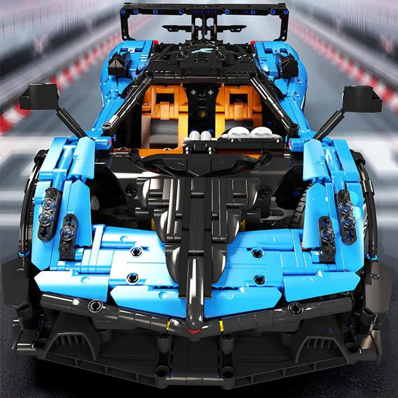 Carbon-Fiber VHypercar - Building Blocks Set | Power Brickz