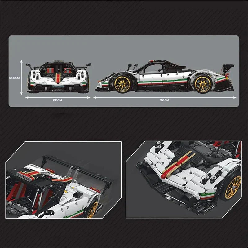 Track-Only VHypercar - Building Blocks Set | Power Brickz