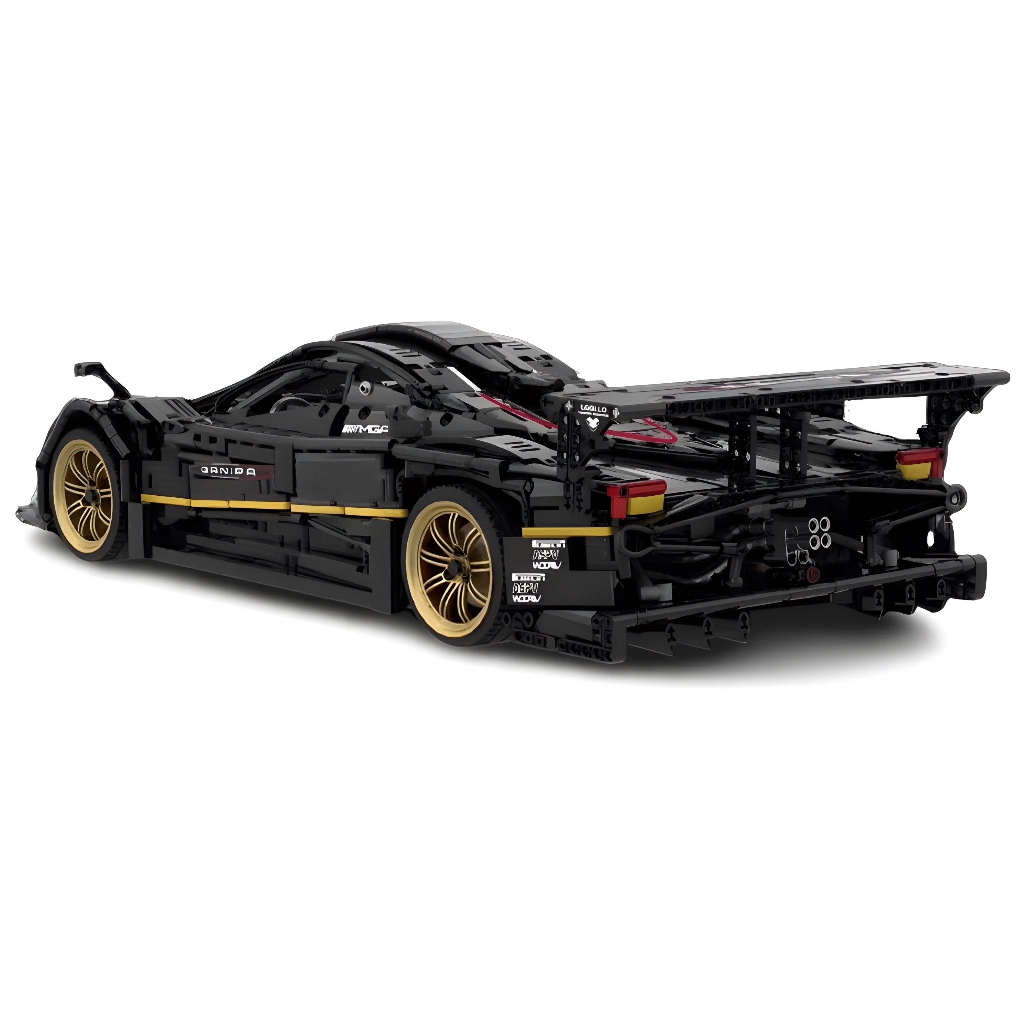 Carbon Zonda Track-Only Hypercar - Building Blocks Set | Power Brickz