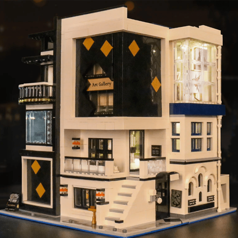 Panoramic Art Gallery - Building Set | Power Brickz