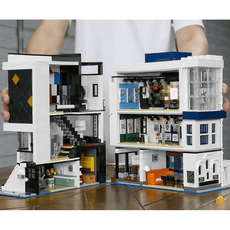 Panoramic Art Gallery - Building Set | Power Brickz