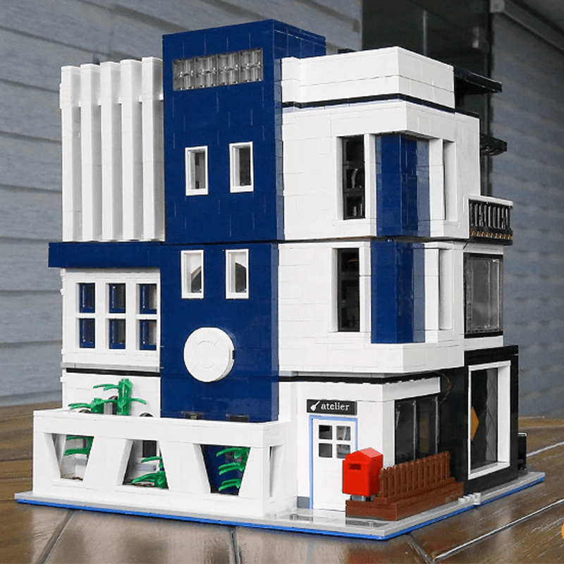 Panoramic Art Gallery - Building Set | Power Brickz
