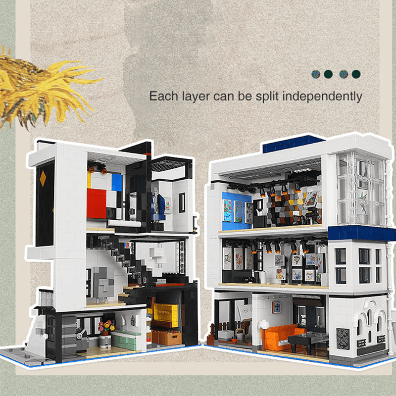 Panoramic Art Gallery - Building Set | Power Brickz