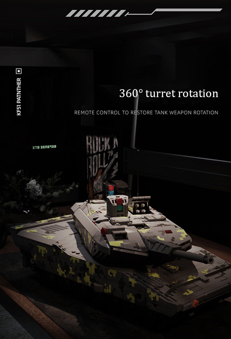 Panther KF51 main battle tank - Building Set | Power Brickz