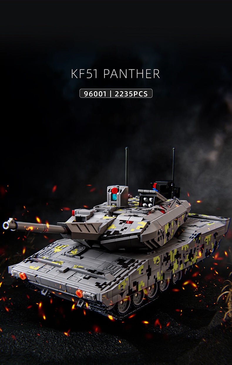 Panther KF51 main battle tank - Building Set | Power Brickz