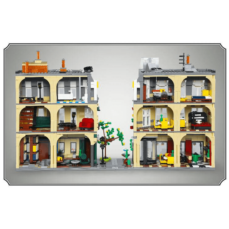 Parisian Street Architecture - Building Set | Power Brickz