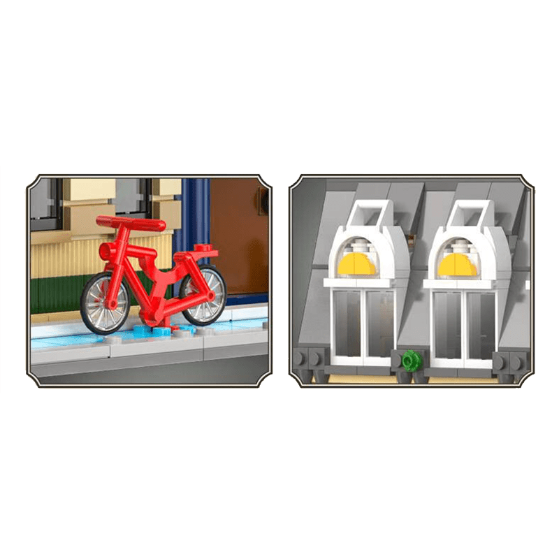 Parisian Street Architecture - Building Set | Power Brickz