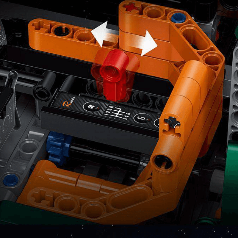 French Le Mans Hypercar 9x8 - Building Blocks Set | Power Brickz