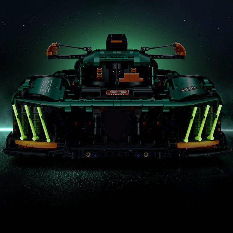 French Le Mans Hypercar 9x8 - Building Blocks Set | Power Brickz