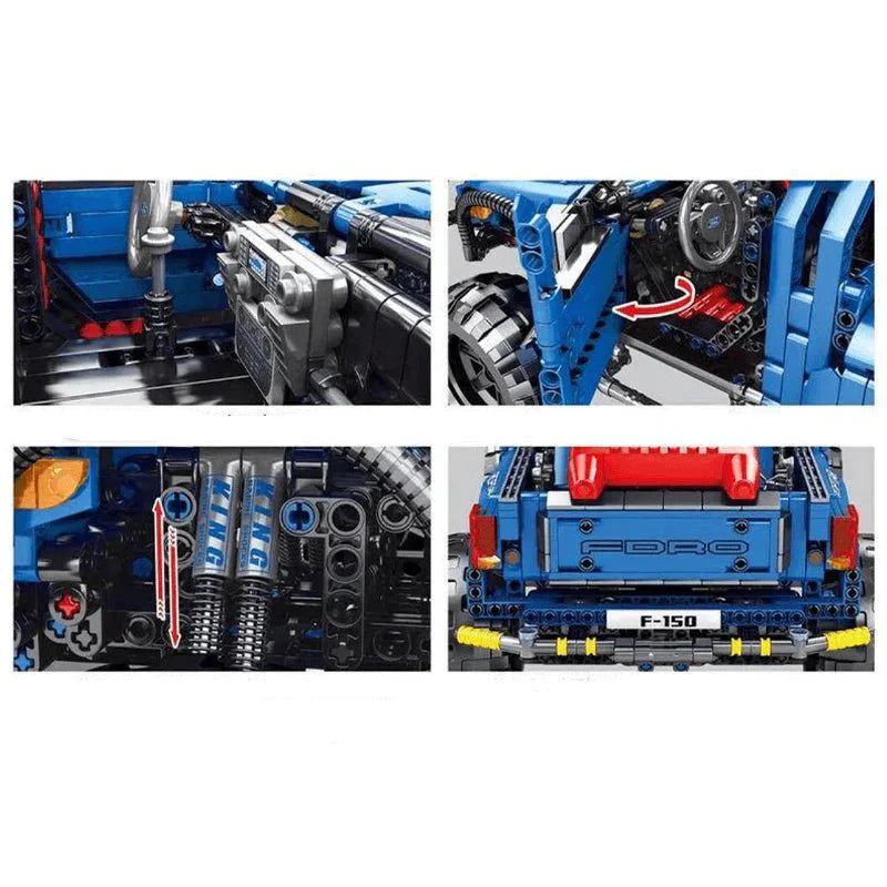 Pickup Beach Truck - Building Blocks Set | Power Brickz