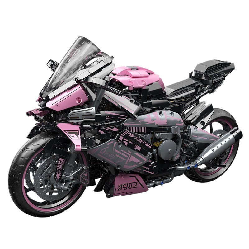 Pink Cyberpunk Superbike | 2000pcs - Power Brickz