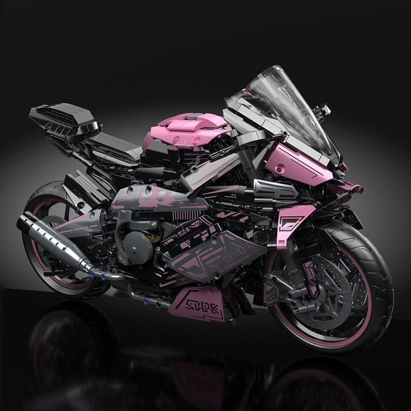 Pink Cyberpunk Superbike | 2000pcs - Power Brickz